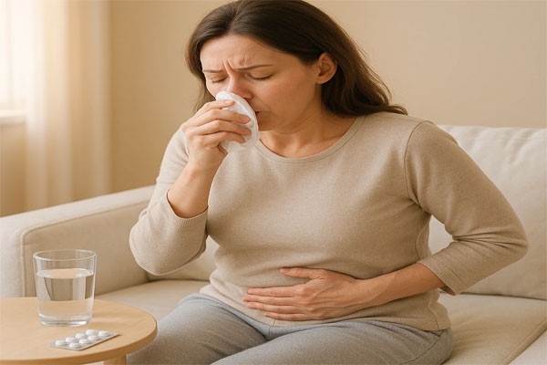 فشار ناگهانی ناشی از سرفه یا عطسه فشار ناگهانی ناشی از سرفه یا عطسه