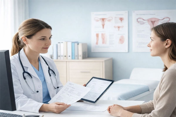 پیگیری جواب پاتولوژی و مراجعه به پزشک